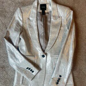Smythe Metallic Blazer, Size 8